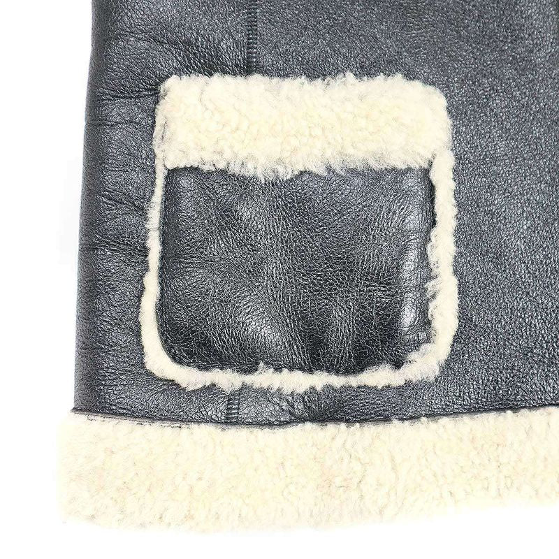 Chanel 2008aw Sport Line Sher Ring Mouton Hooded Vest P33735w04172 Black 38