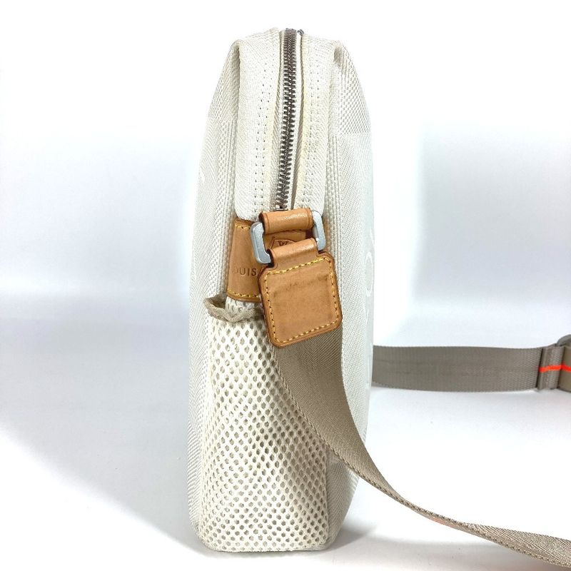 Louis Vuitton Shoulder Bag Weatherly M80637 Canvas White