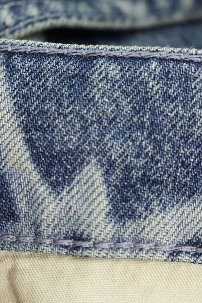 Louis Vuitton 24AW Rm242mm (9.53in) KOE Hrd24w Monogram Print Denim Half Pants