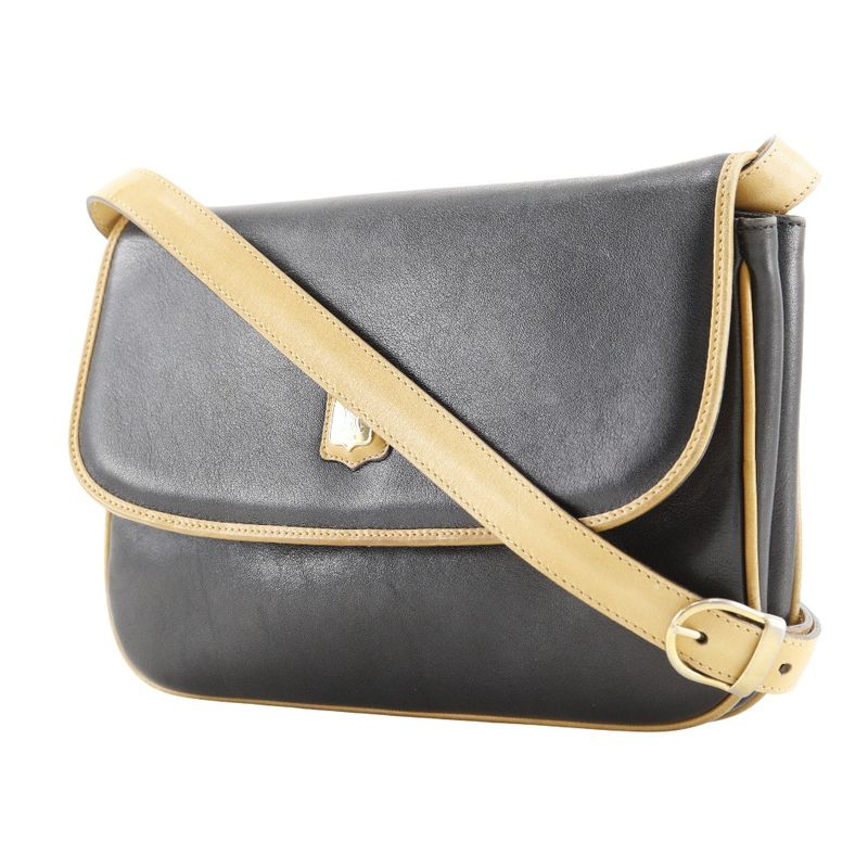 Celine Old Celine 2WAY Clutch Calf Black Ladies Shoulder Bag
