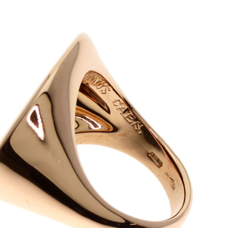 Bvlgari Bulgari Motene Coin Ring - 18K Pink Gold Ladies