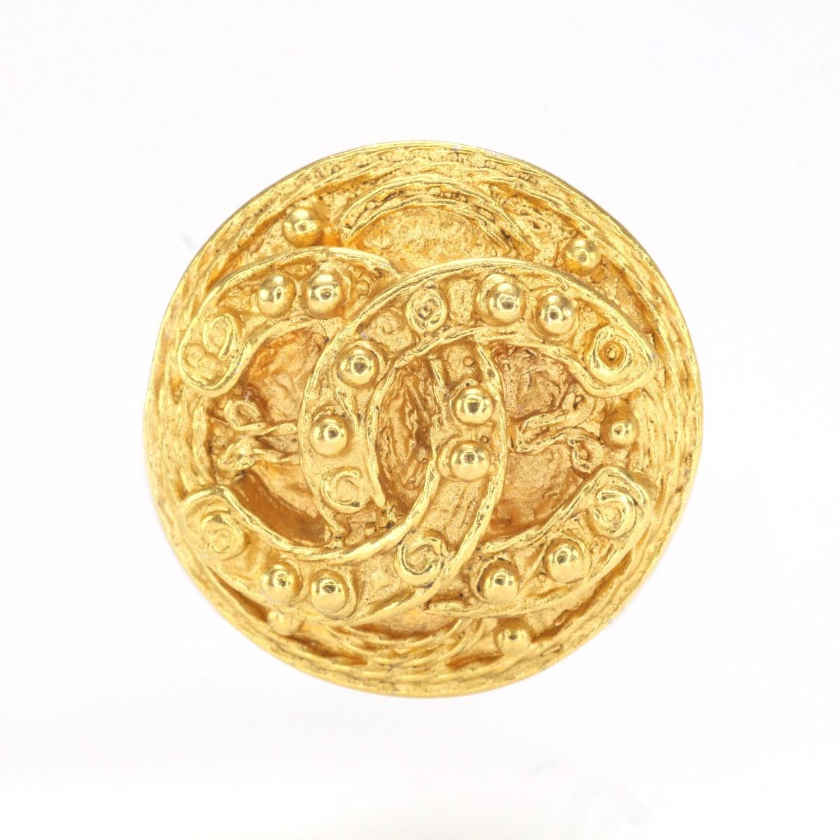 Chanel Round Coco Mark Gold