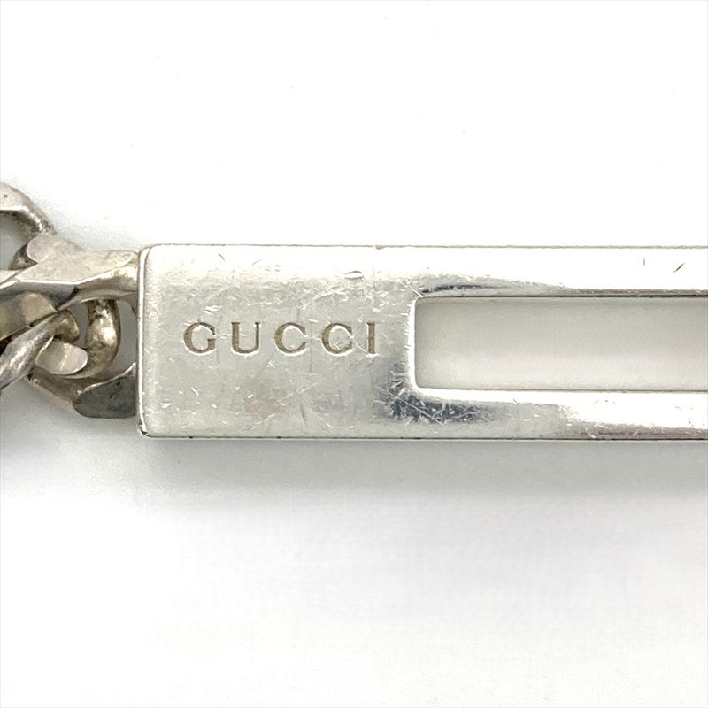 Gucci G Motif Necklace Sv925 281g Silver Unisex