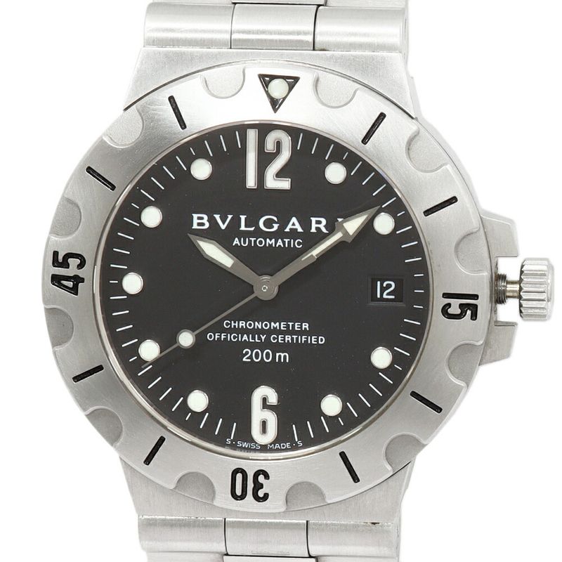 Bulgari Diagono Scuba Sd38s Men's