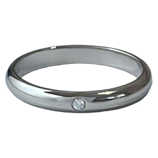 Cartier Ring Classic Wedding Ring B40577 Pt950 X Diamonds 1P Diamonds / Approx