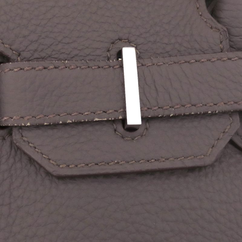 Hermes Birkin 30 Etan Silver Hardware Handbag Taurillon Women