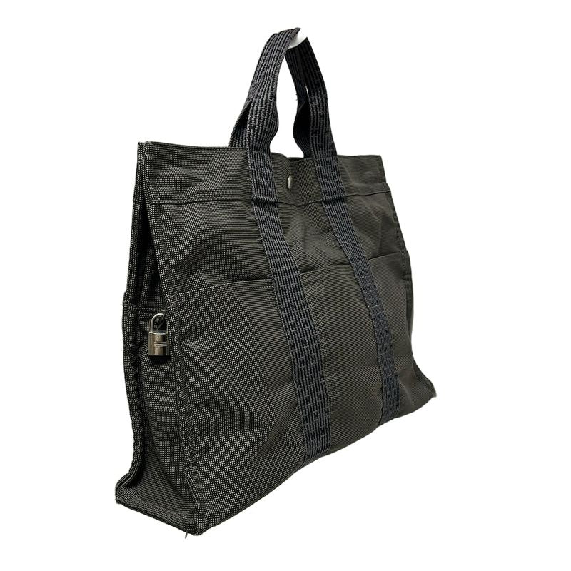 Hermes Tote Bag Her Line Tote MM Gray New Shape Hardware