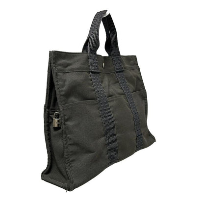 Hermes Tote Bag Her Line Tote MM Gray New Shape Hardware