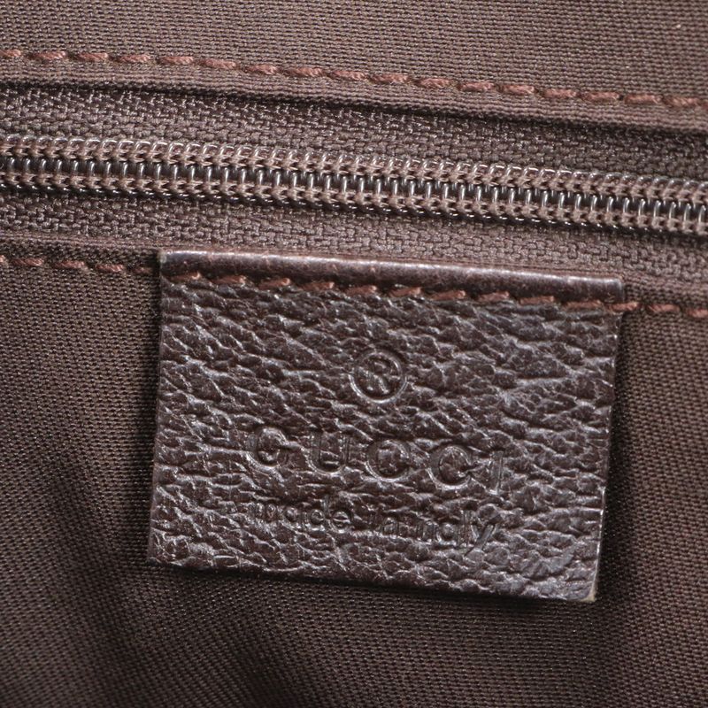 Gucci GG Canvas Leather Tote Bag Shoulder Hand Brown 121023 Women's EUE Cw44-6