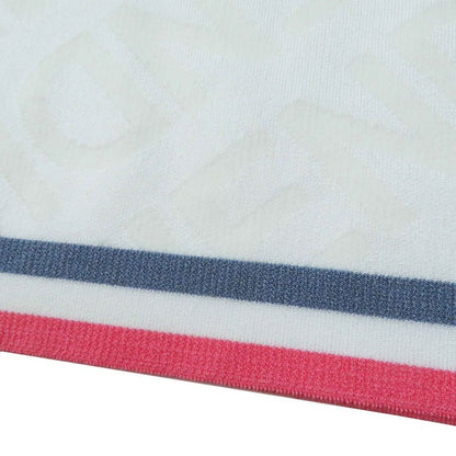 Fendi 2023 Fzq719 ANZE Logo Pattern Long Tight Skirt White Pink Gray 36 Made