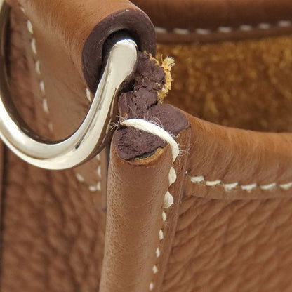 Hermes Shoulder Bag Evelyn TPM Amazon Zig Zag Taurillon Clemence Gold Silver