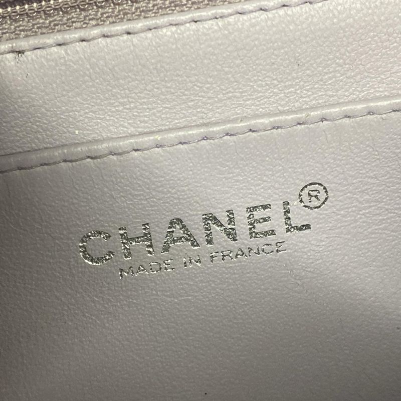 Chanel Shoulder Bag Single Flap Matelasse Light Purple Chain Shoulder/silver
