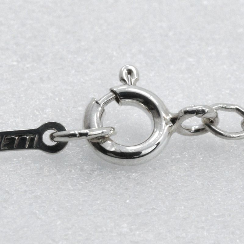 Tiffany & Co Open Heart Elsa Peretti 925 Silver Ladies 5.7g Necklace