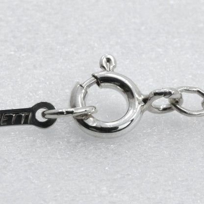 Tiffany & Co Open Heart Elsa Peretti 925 Silver Ladies 5.7g Necklace