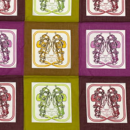 Hermes Scarf Brides De GALA Ceremonial Maitre D'or Multicolor