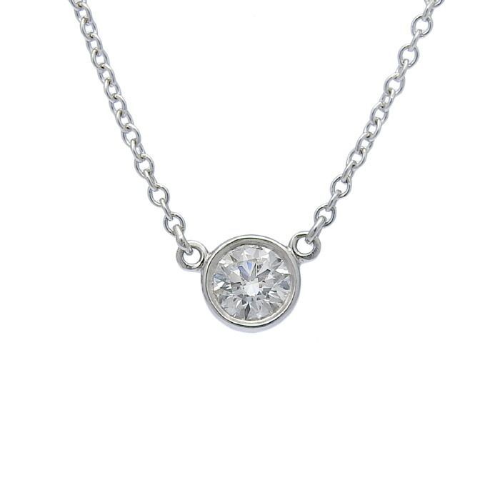 Tiffany & Co Tiffany & Co By-the-yard Diamond Necklace Pt950 Platinum Diamond