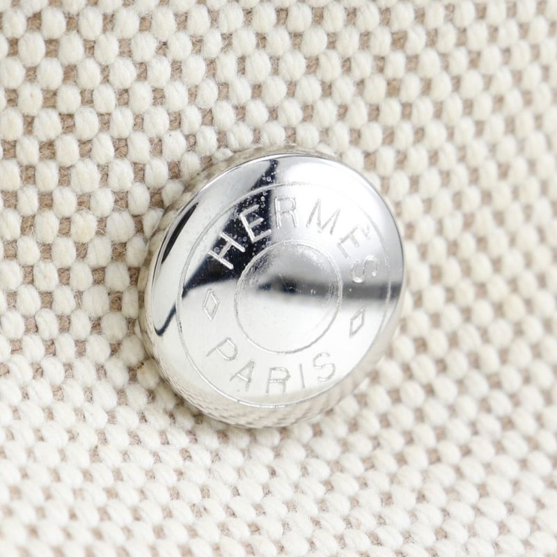 Hermes Garden Party 36 PM Toile Ash Marron Beige/brown □H Ladies Tote Bag