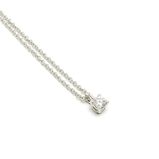 Tiffany & Co Tiffany & Co Solitaire Necklace Pt950 1P Diamond