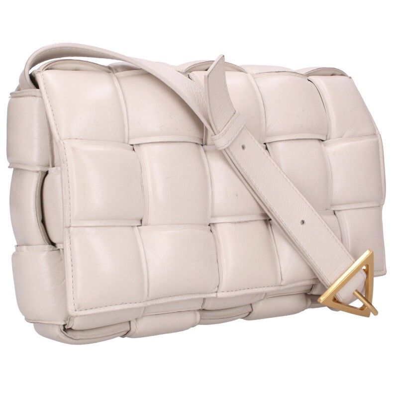 Bottega Veneta 717506 Padded Cassette Maxi Intrecciato Leather Shoulder Bag