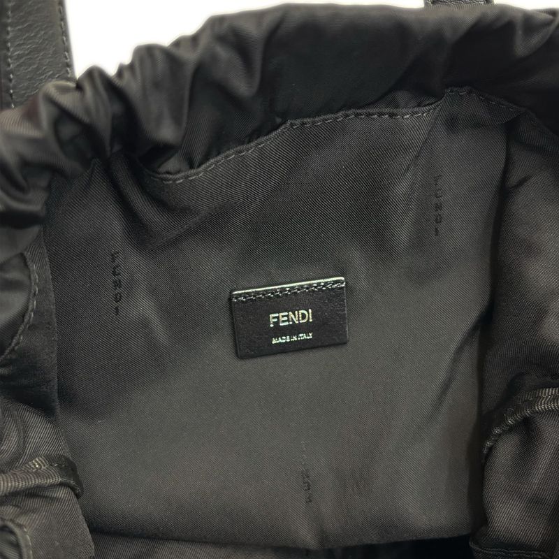 Fendi Nylon Backpack Black Vocabulary