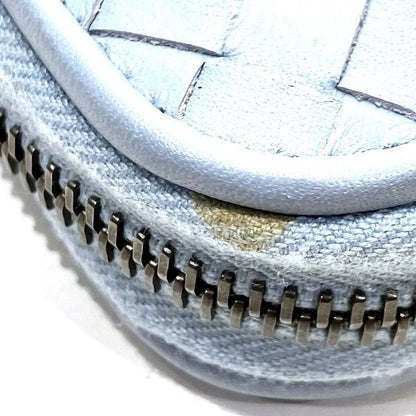 Bottega Veneta Intrecciato Round Zipper Long Wallet Unisex