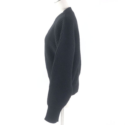 Louis Vuitton 23AW LV Street Sign Cashmere Blend Logo Patch Waffle Knit