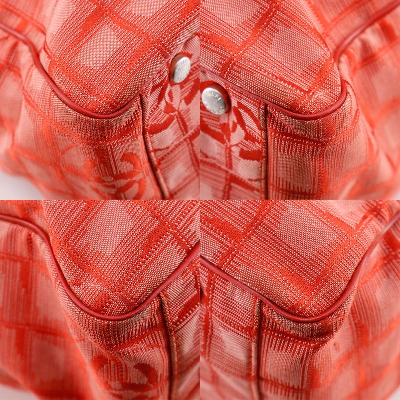 Chanel Tote TGM New Travel Line A15826 Nylon Canvas Red Ladies Tote Bag