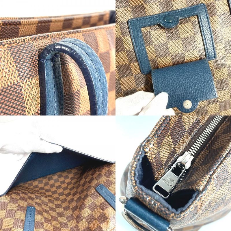 Louis Vuitton Shoulder Bag Cabas N41242 Damier Canvas Ebène Brown