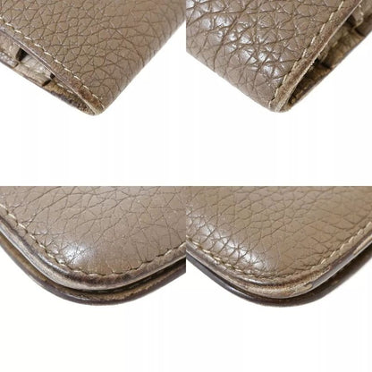 Hermes Dogon GM Togo Bi-color Beige Silver Hardware Stamped □M (2009) Long