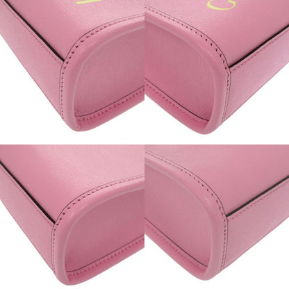Gucci Bananya Collaboration 671623 Leather 2-way Handbag Pink 0727 Gucci