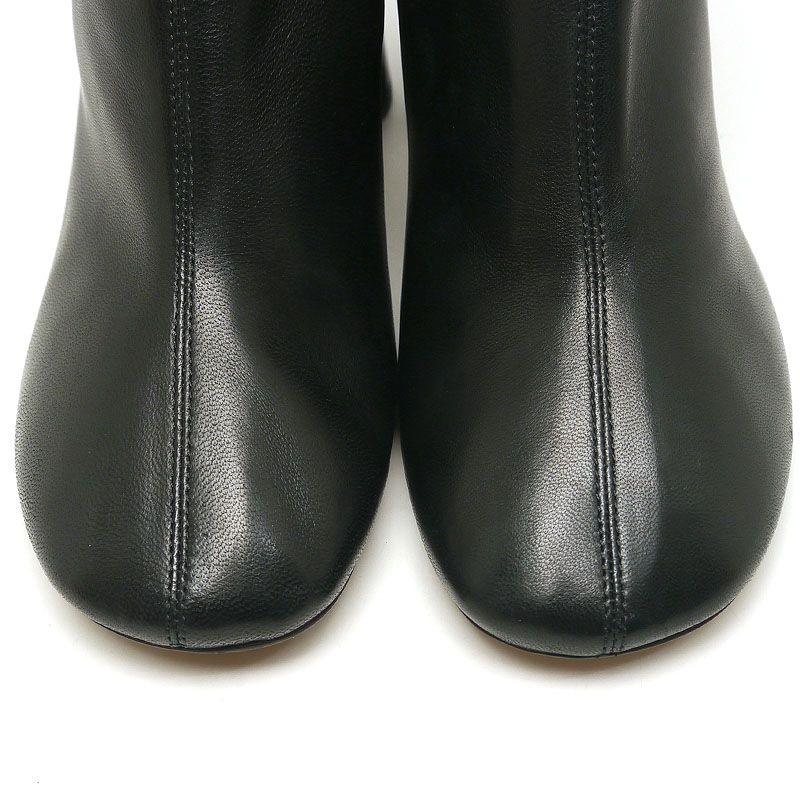 Celine Short Boots 36 Black Heel Approx 8cm (3.15in)