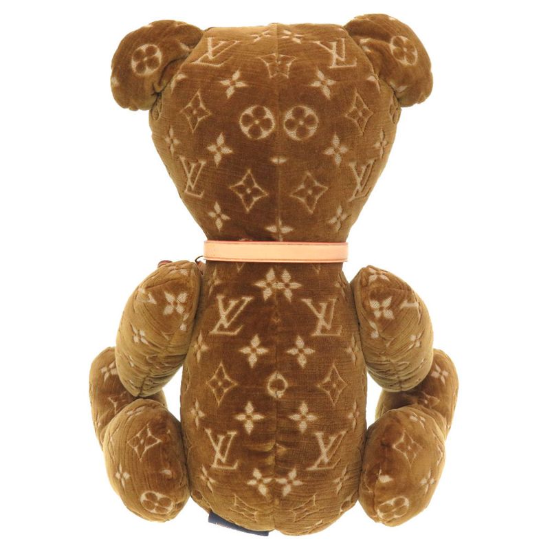 Louis Vuitton Monogram Doudou Teddy Bear Limited Edition 2021 Gi0616 Velour