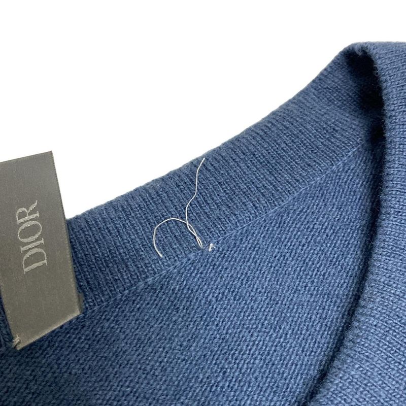 Dior/christian Dior Long Sleeve Cut And Sewn Size M Men's - 513m660a3001 Blue