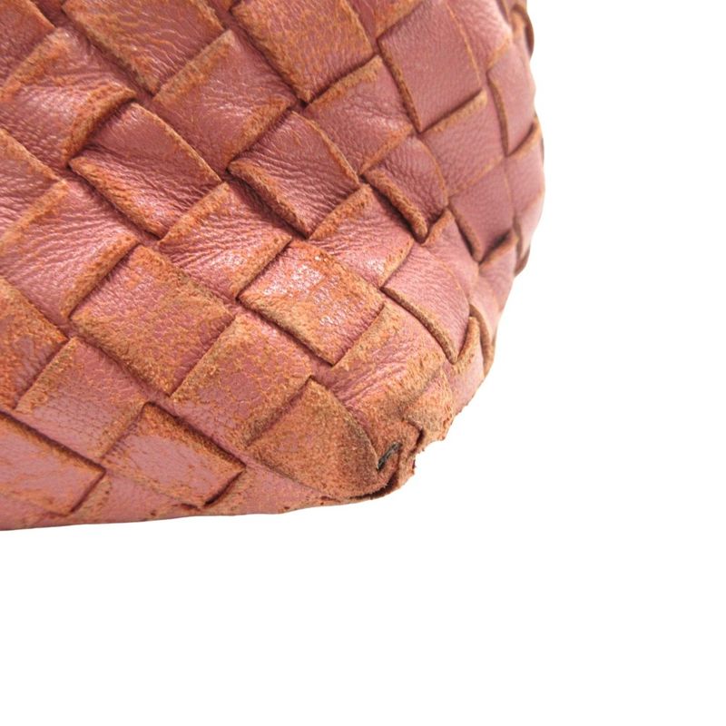 Bottega Veneta Intrecciato Small Garda Hand Tote Bag Lamb Leather Pink Ladies