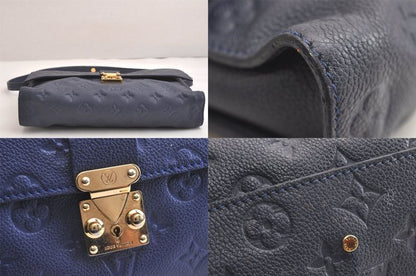 Louis Vuitton Monogram Empreinte Fascinante Shoulder Bag M94225 Navy 3399n