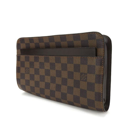 Louis Vuitton Clutch Bag Second Bag Saint Louis N51993 Damier Ebène Leather For