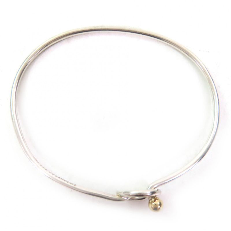 Tiffany & Co Love Knot Combination Bracelet Sv925 750 Bangle Accessory Silver