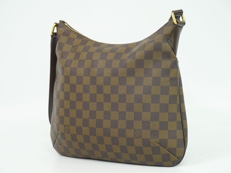 Authentic Louis Vuitton LV Bloomsbury PM Damier Ebène Shoulder Bag Pochette