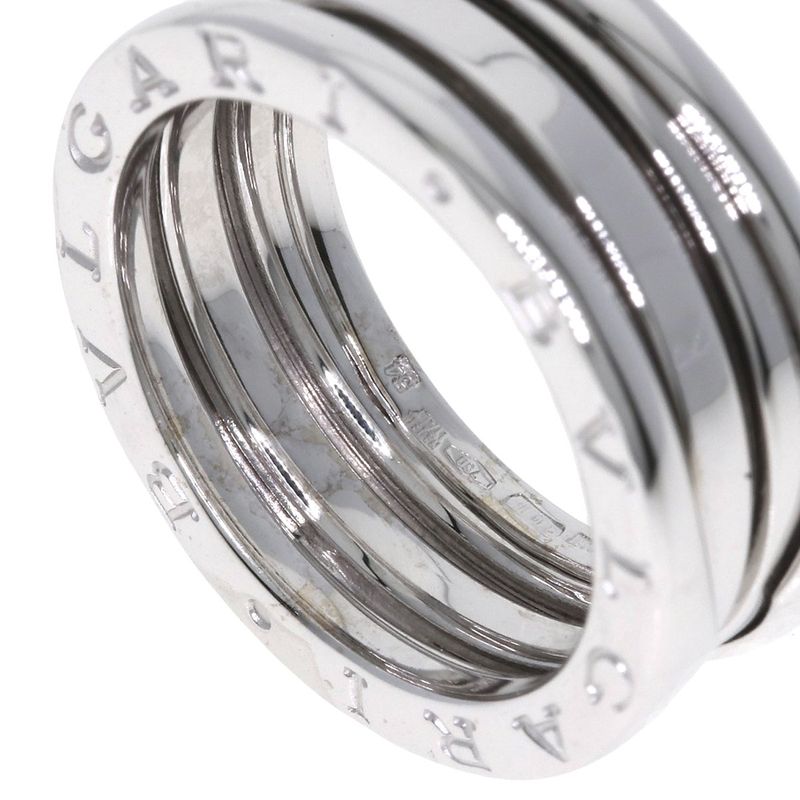Bvlgari B-zero1 Bee Zero One 2 Band #54 Ring / Ring 18K White Gold Ladies