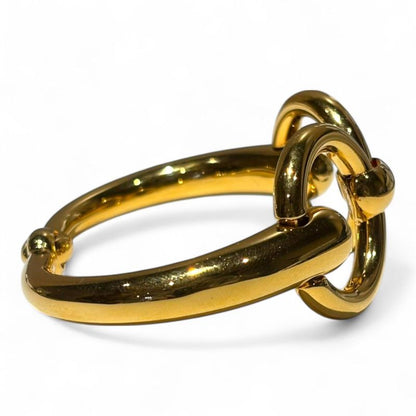 Gucci OLD Vintage Tom Ford Period Horsebit Bangle Women's Gold FREE