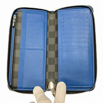 Louis Vuitton Damier Graphite Zippy Wallet Vertical N64436 Long Wallet For Men