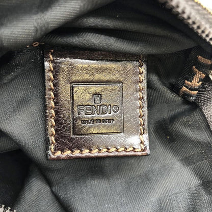 Fendi 2262226540009 Pouch Khaki Nylon/leather Zucca Women Men Fashion