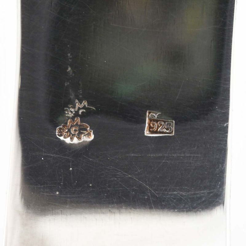 Hermes Bracelet Touareg 925 Silver Bangle 82.5g Vintage Box And Bag K1238