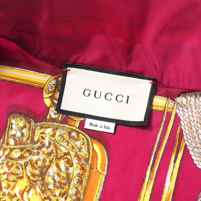 Gucci Blouson Size M Zip Up Nylon Jacket Horse Tassel Made In Italy 20250501