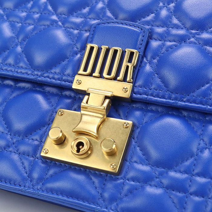 DIOR Chain Addict Shoulder Bag Lambskin Women's