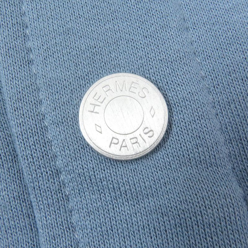 Hermes 24SS Jeu Dadresse Lamb Leather Patch Serie Button Stajan Blouson Jacket