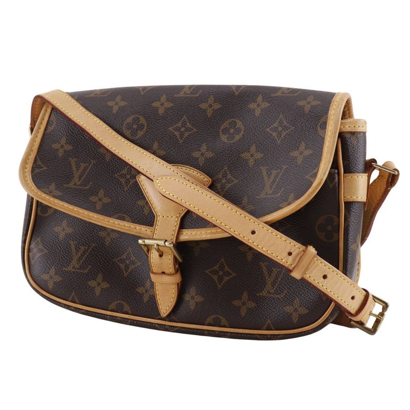 Louis Vuitton Sologne M42250 Monogram Canvas Brown Vi0026 Ladies Shoulder Bag