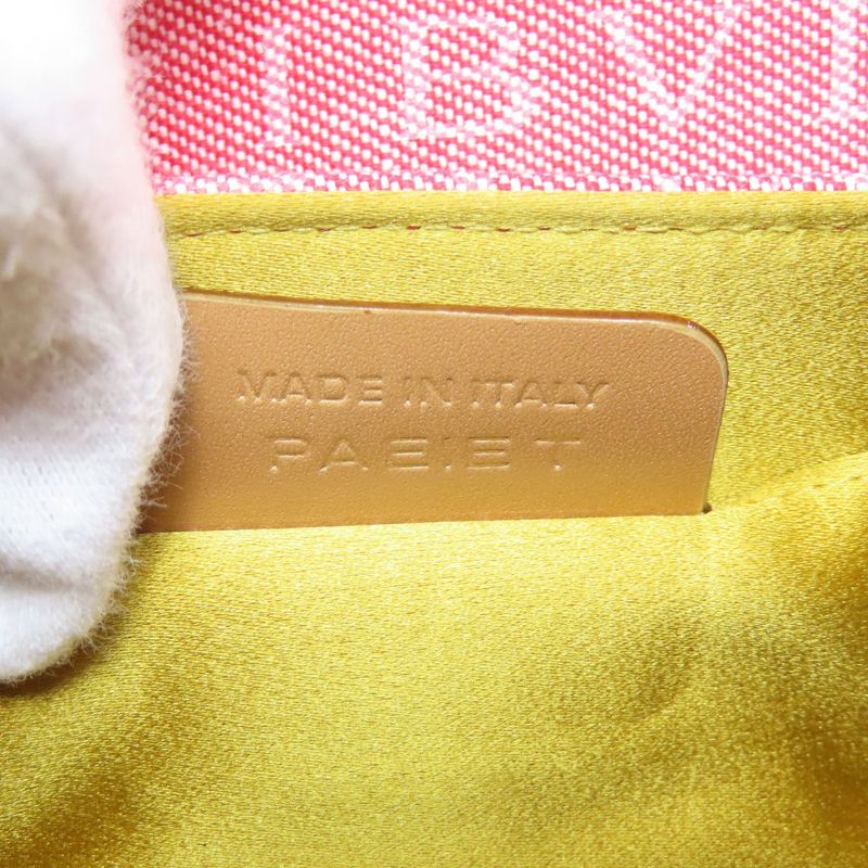 Bvlgari Logomania Handbag Canvas Leather Women