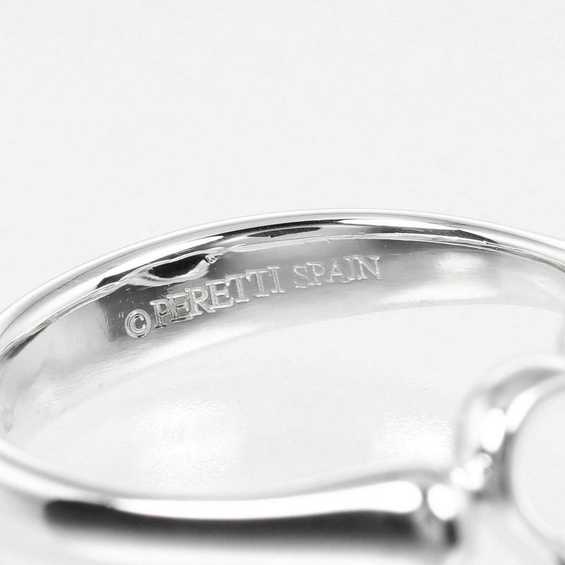 Tiffany & Co Open Heart Silver 925 Size 8 Ladies 2.5g Ring