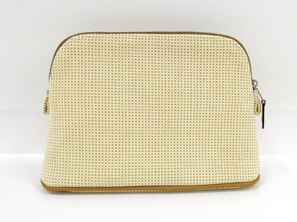 Hermes Bolide Pouch 20 Mini Pochette Crazy H Limited Edition Canvas Natural